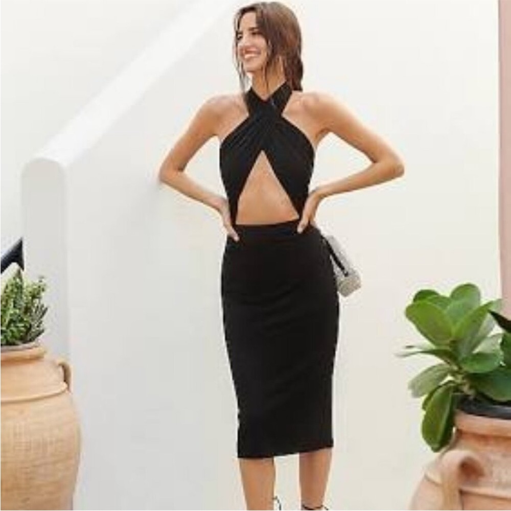 Express Black Convertible Dress